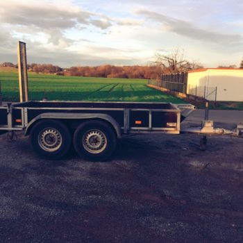 Baumaschinenanhänger – Tandemanhänger  2500 kg